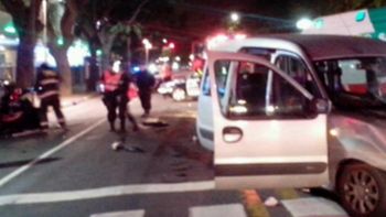 violento choque frente a aeroparque violento choque frente a aeroparque