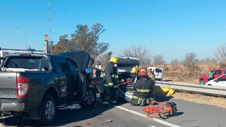 Una mujer murió en un triple choque en una autopista de Córdoba