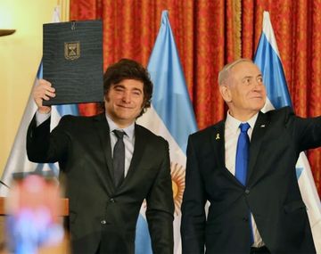 Javier Milei y Benjamín Netanyahu: aliados incondicionales.