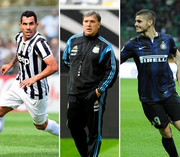 Gerardo Martino habló del futuro de Tevez e Icardi en la Selección