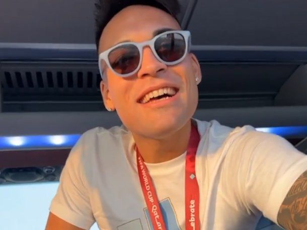 Lautaro Martínez, campeón del mundo y en modo Francella: Hermosa mañana, ¿verdad?