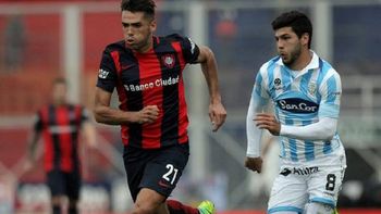 Gudiño vistiendo la camiseta de Rafaela, frente al Ciclón Gudiño vistiendo la camiseta de Rafaela, frente al Ciclón