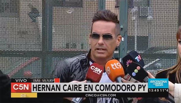 Hernán Caire dijo que tampoco vio drogas en la Time Warp