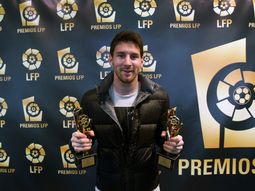 lionel messi sigue cosechando trofeos en espana lionel messi sigue cosechando trofeos en espana