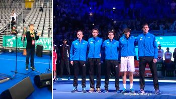 ¡sorpresa en la davis! el himno nacional argentino fue entonado por un nene de 16 anos ¡sorpresa en la davis! el himno nacional argentino fue entonado por un nene de 16 anos