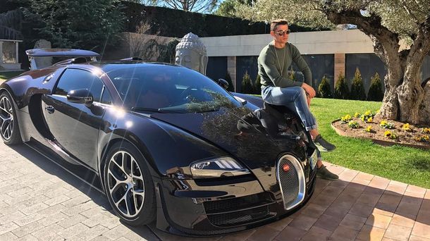 El Bugatti de Cristiano Ronaldo