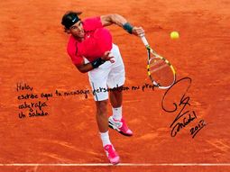 rafa nadal ya tiene su pagina para vender autografos rafa nadal ya tiene su pagina para vender autografos