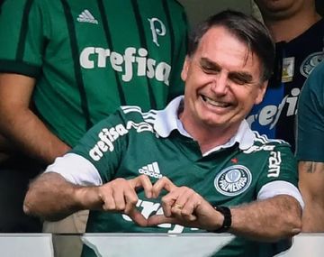 Bolsonaro aseguró que la final de la Copa será Palmeiras-Santos