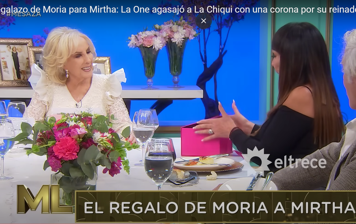 ¿Vos nos querés a Susana y a mí? La pregunta de Mirtha Legrand a Moria Casán
