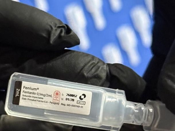 Secuestraron casi 300 ampollas de fentanilo ilegal valuadas en 660 millones de pesos