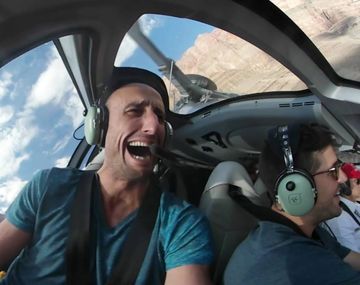 Así sufrió Manu Ginóbili un vuelo extremo por el Gran Cañón del Colorado