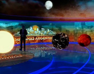 C5N recreó el eclipse lunar más largo del siglo con la realidad aumentada