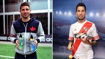 de estreno: calleri y vangioni luciran botines especiales de estreno: calleri y vangioni luciran botines especiales