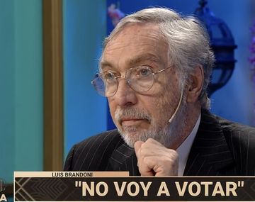Luis Brandoni en La Noche de Mirtha: Es la primera vez que no voy a ir a votar