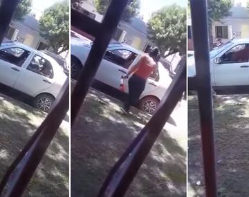 Entre Ríos: una mujer destrozó el auto de su ex