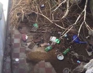 Pánico en La Plata por un vecino que tiene un basural en su casa y alimenta ratas