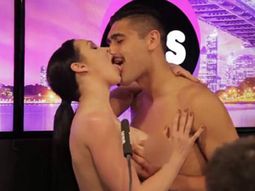 La pareja tuvo buena onda desde el arranque del segmento