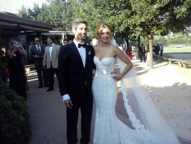 Marcela Kloosterboer y su marido