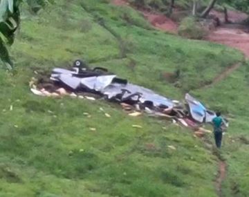 Tragedia en Brasil: un avión se partió en el aire y hay 7 muertos