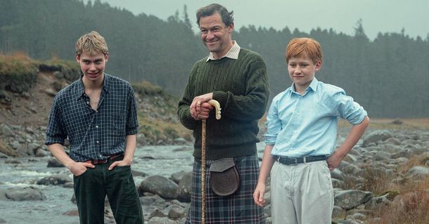 Los intérpretes de Carlos, William y Harry. Foto: (Netflix) Los intérpretes de Carlos, William y Harry. Foto: (Netflix)