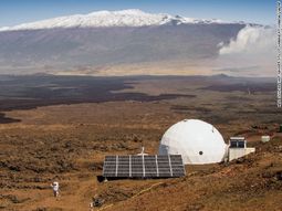 Vivieron un año aislados en un volcán para simular vida en Marte