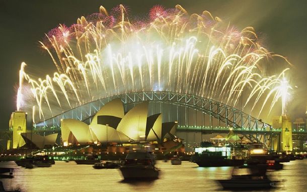 Así se celebró la llegada del 2016 en Australia y Nueva Zelanda