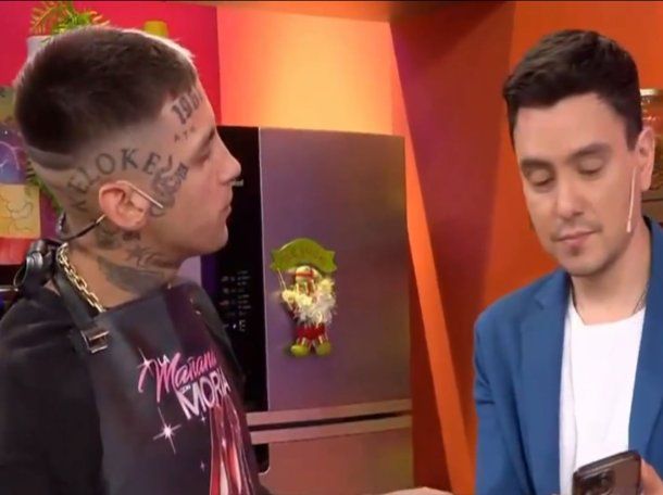 L-Gante encaró fuerte a Gustavo Mendez en el programa de Moria Casán: Me parecés un boludo