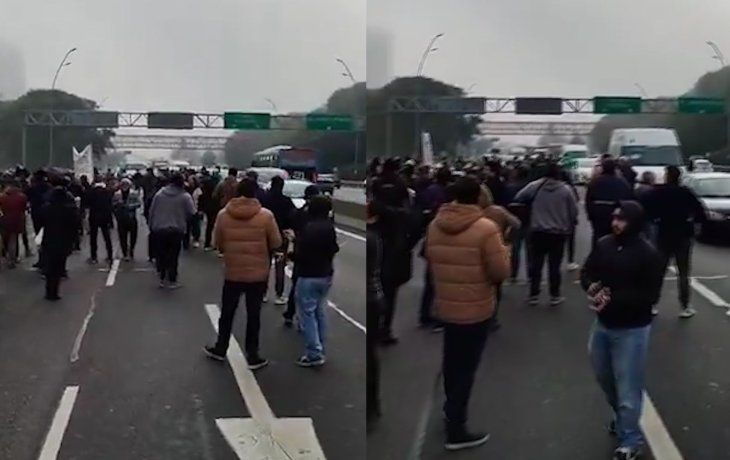Trabajadores del INTI vuelven a cortar la General Paz en protesta por el desguace del organismo