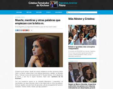 CFK se quejó por las desmentidas que debe hacer