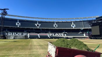 asi esta el cesped del monumental a dos dias del superclasico entre river y boca asi esta el cesped del monumental a dos dias del superclasico entre river y boca