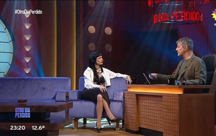 La Joaqui estuvo de invitada al programa de Mario Pergolini. La Joaqui estuvo de invitada al programa de Mario Pergolini.