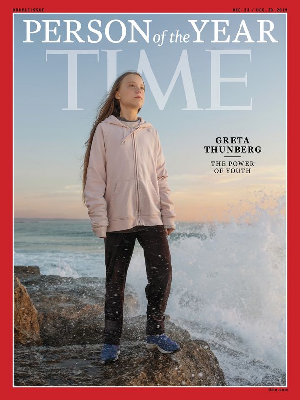 La revista Time nombró a Greta Thunberg como la persona del año