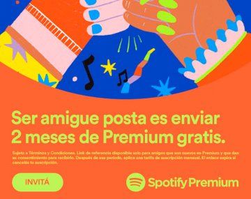 Spotify te invita a compartir música con tus amigues