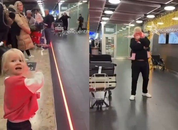 Así fue el emotivo reencuentro entre Máxi López y su hija Elle. Así fue el emotivo reencuentro entre Máxi López y su hija Elle.