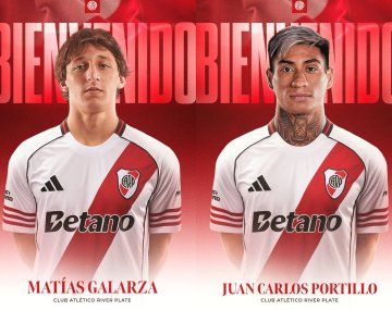 Galarza Fonda y Portillo fueron presentados en River: cuándo debutan