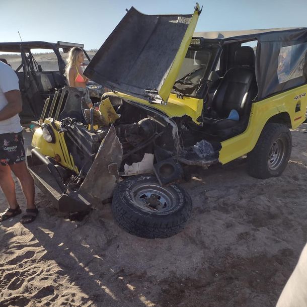 Otro choque en la frontera de Pinamar: dos camionetas de alta gama destrozadas