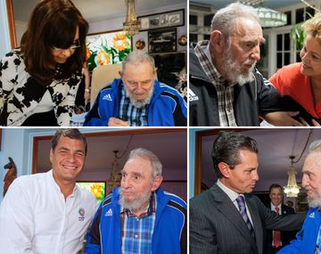 Todas las fotos de Fidel Castro con los presidentes de la CELAC en Cuba