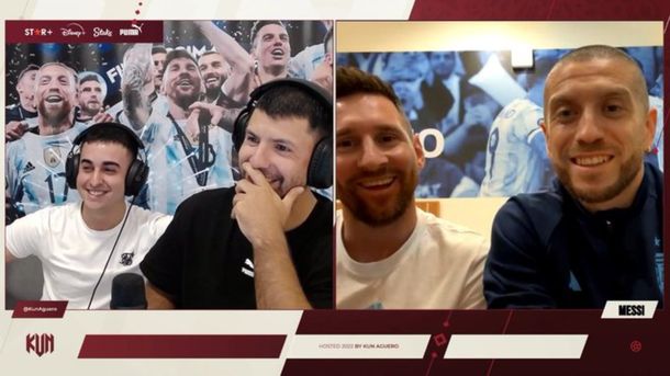 Quién es Yamber, el asistente del Kun que hizo reír a Messi y a los jugadores de Argentina