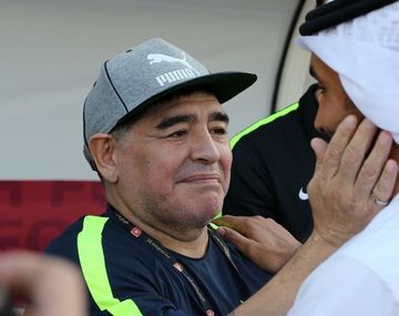 ¿Es una disculpa? El posteo de Maradona tras la boda de su hija