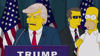 Donald Trump en Los Simpson Donald Trump en Los Simpson