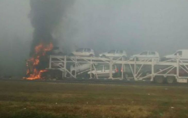 Tragedia en la autopista Buenos Aires-Rosario: dos muertos por un choque