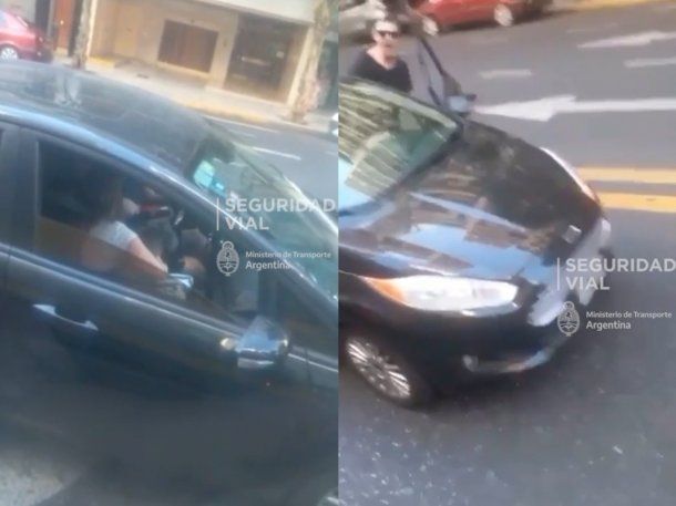 Recoleta: conductor destruyó un colectivo tras una discusión de tránsito