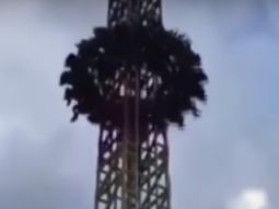 Accidente en una torre de adrenalina