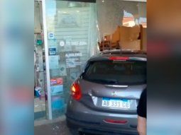 Tigre: se metió con el auto en un paseo comercial y casi provoca una tragedia