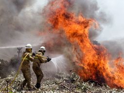 Voraz incendio en Portugal