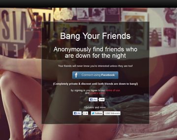 Lanzan aplicación para tener sexo con amigos de Facebook