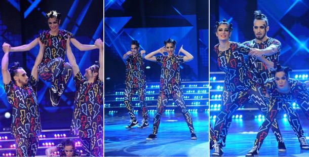 La danza de precisión de Carla Conte en el Bailando 2016.