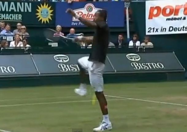 Hizo la pirueta más rara, pero no pudo ganar el punto