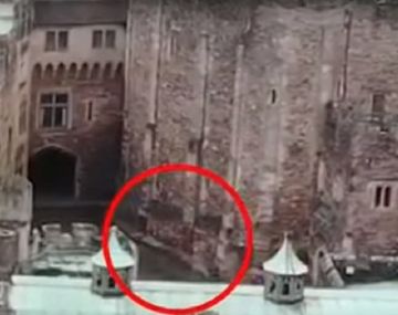 Un jinete fantasma fue captado por un drone en el castillo de Berkeley