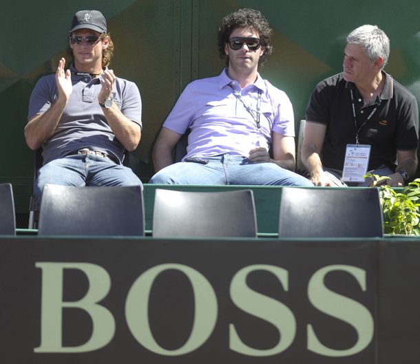 Maradona, la mayor atracción de los famosos en la Copa Davis